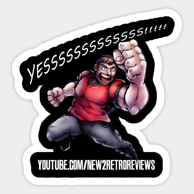 Ultimate YES shirt Sticker by new2retroreviews